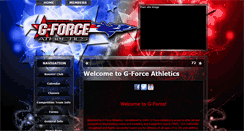 Desktop Screenshot of g-forceathletics.com