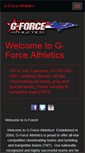 Mobile Screenshot of g-forceathletics.com